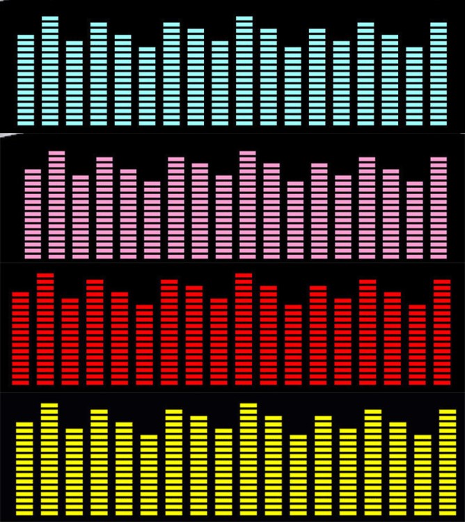 汽车音乐节奏装饰led灯后窗感应声控音响节奏音乐灯跳舞灯气氛灯