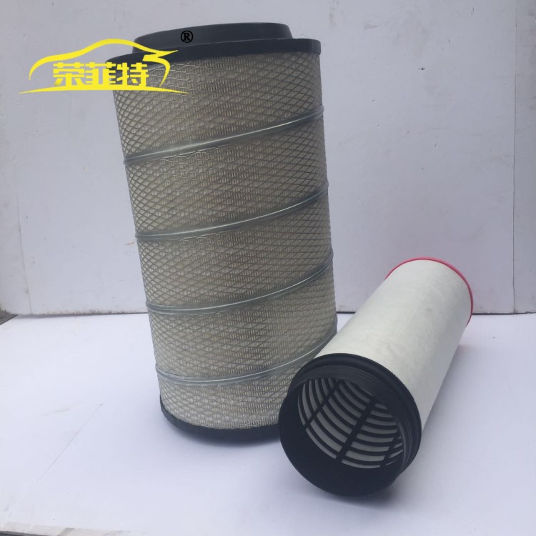 K2747PU空氣濾清器高端復合紙螺旋網重汽T5G空濾K3046豪沃過濾器