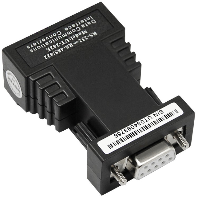 宇泰rs232转rs485/422转接头 加强防雷型 接线端子ut-242e