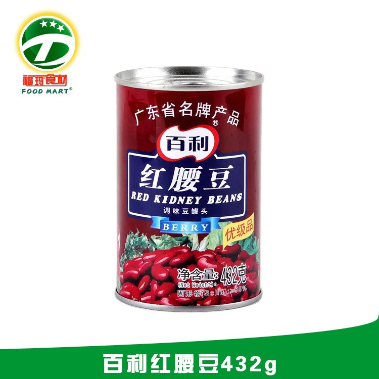 百利紅腰豆432g*24 西餐調(diào)味食品紅豆沙冰水果罐頭【?，斒巢摹?
                                                         style=