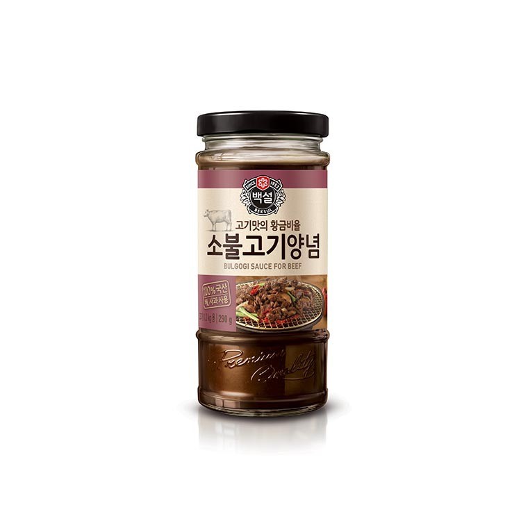 韓國希杰白雪烤牛肉/豬肉醬290g 家用調(diào)味料牛排醬意面醬批發(fā)