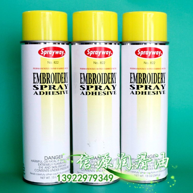 美國仕必威 822 sprayway822繡花速粘膠 美術工藝紙樣貨品定位膠