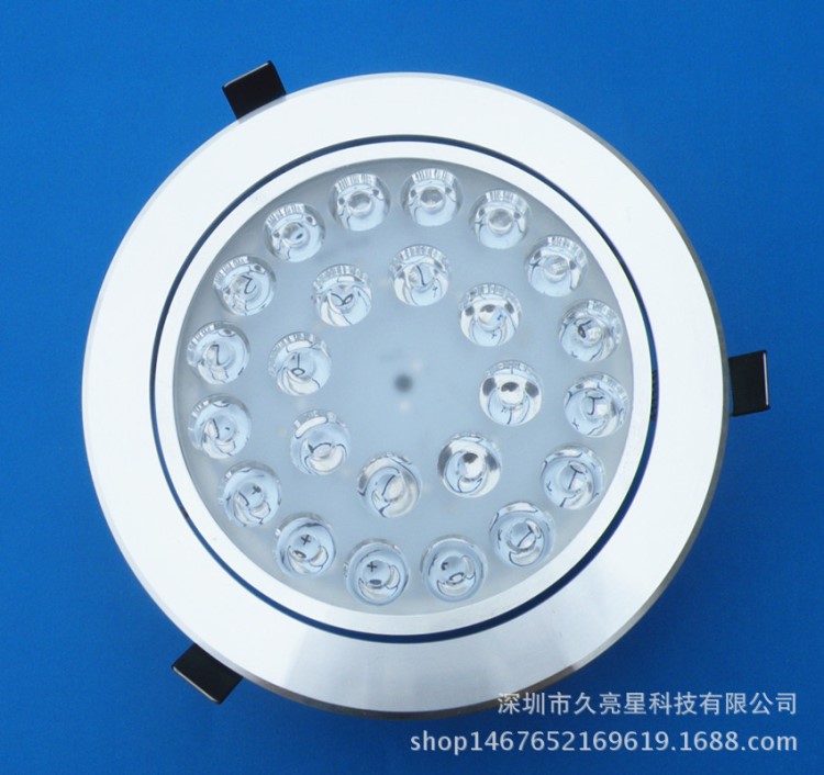 LED天花燈外殼 21W大功率燈具套件 開孔160mm 太陽花散熱器