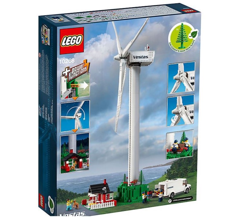樂高積木創(chuàng)意百變10268維斯塔斯風力發(fā)電機LEGO拼裝玩具男孩