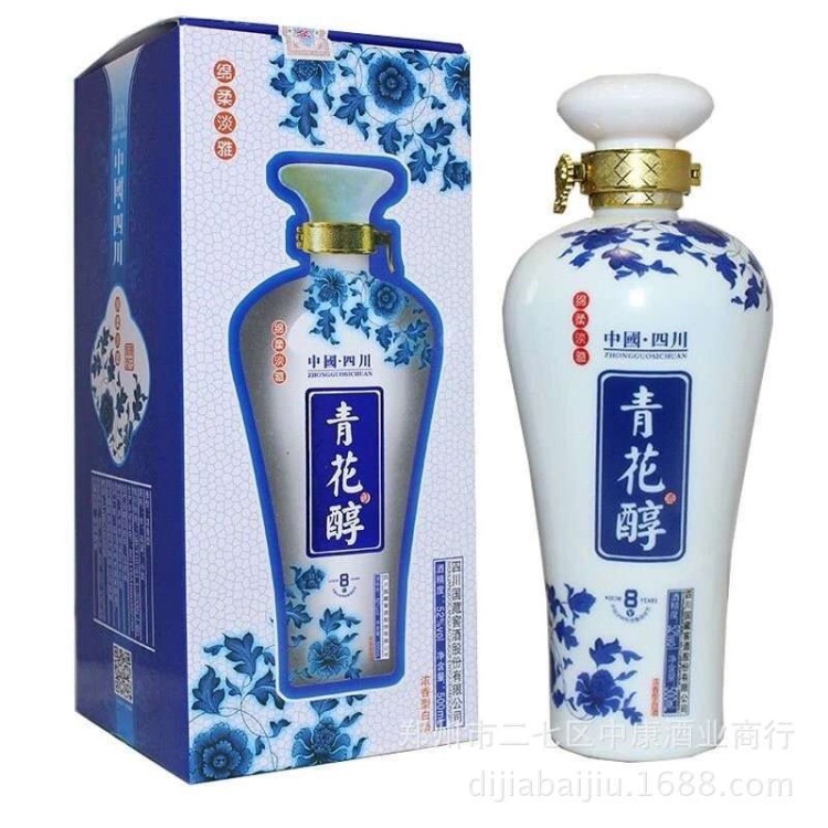 鄭州白酒整箱批發(fā)500ml*6濃香型白酒低價批發(fā)團購定制青花醇