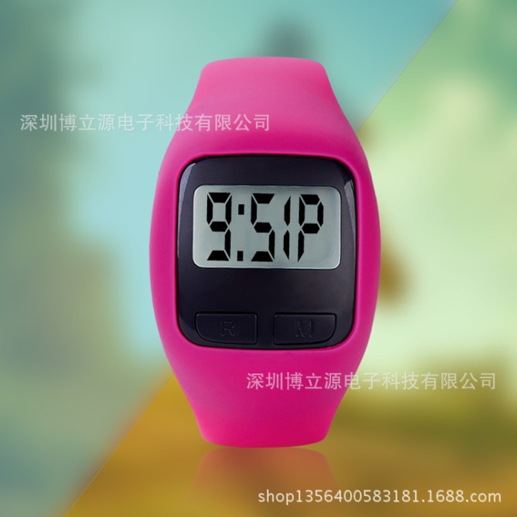 3D智能手環(huán) 手表 Pedometer watch運(yùn)動(dòng)手環(huán) 硅膠計(jì)步器電子萬(wàn)步器