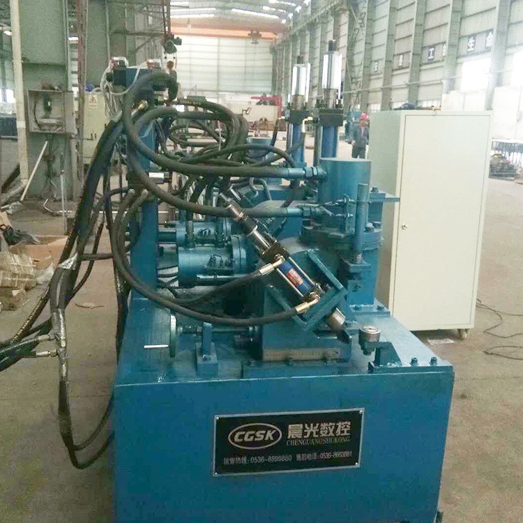 安徽天津液壓數(shù)控沖孔機 角鋼扁鋼沖孔自動送料機 型材沖裁生產(chǎn)線