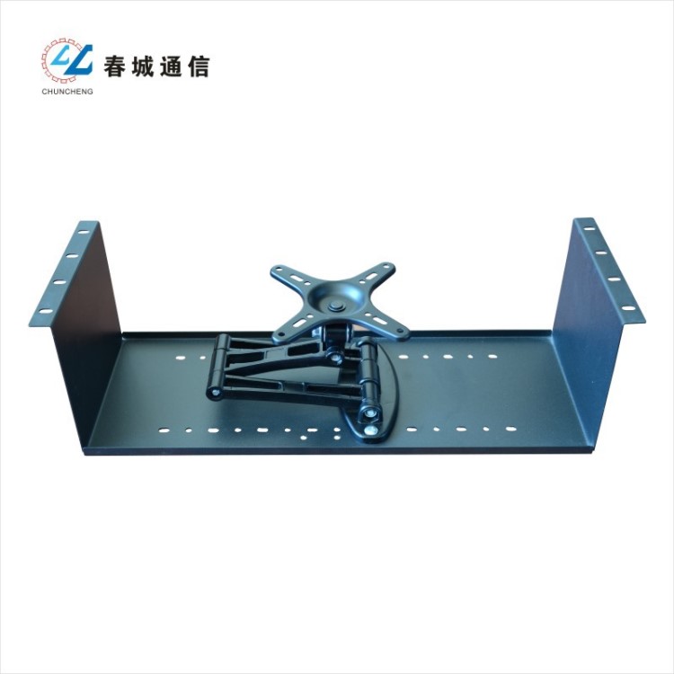 19英寸機柜LCD顯示器安裝支架  工控監(jiān)視器LED顯示器萬向調(diào)節(jié)架