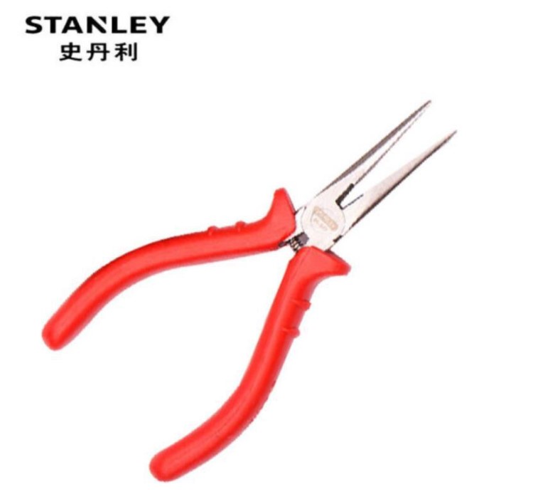史丹利/STANLEY 6&quot;紅柄精密尖嘴鉗 84-048-23