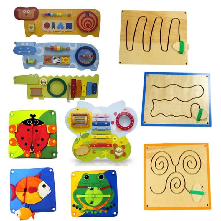 幼兒園區(qū)角益智墻 鱷魚墻面游戲 木質(zhì) 益智墻面游戲軌道 培樂迪