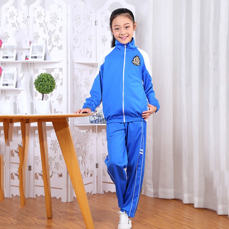 新款小學(xué)生校服套裝中學(xué)生春秋季校園服裝運(yùn)動(dòng)校服廠家定制冬班服