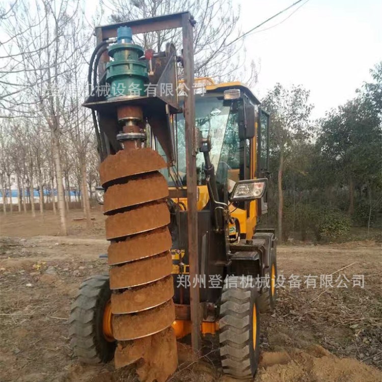 小型電線桿打樁機  挖坑機 大型 拖拉機打樁機 歡迎采購