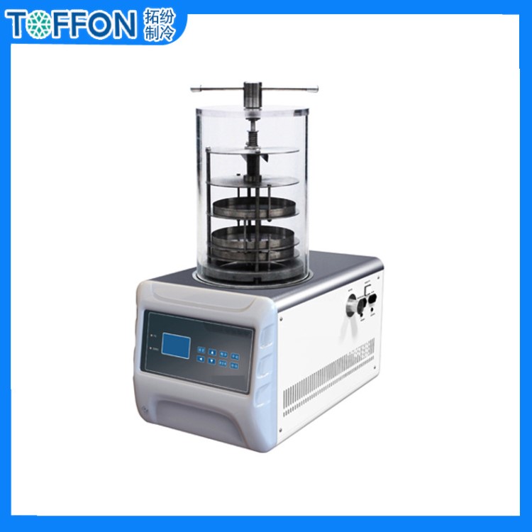 上海拓纷供应微型台式真空冷冻干燥机 小型果蔬脆片冻干机厂家