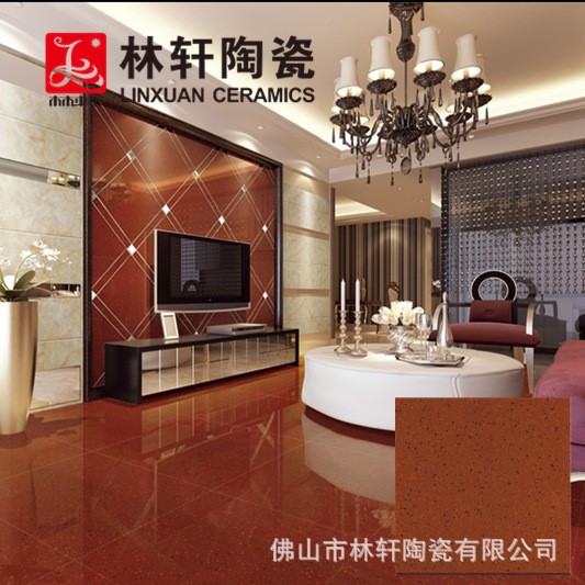 直銷600*600 800*800印度紅拋光磚 臥室時(shí)尚地磚 佛山瓷磚