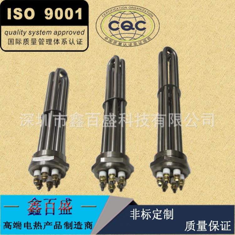 DN40 DN50絲扣鍋爐不銹鋼電加熱管 6KW 9KW 12KW水槽液體發(fā)熱管