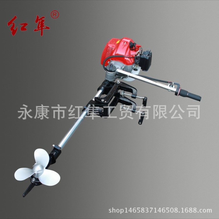 紅隼1E40F-5 二沖程 2馬力小型舷外機 船外安裝螺旋槳