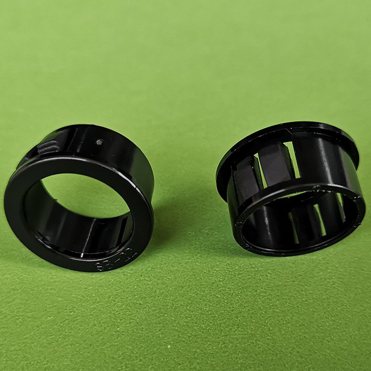 sb护线圈sk扣式护线套配电箱机柜出线圈黑色塑料孔塞电线保护套