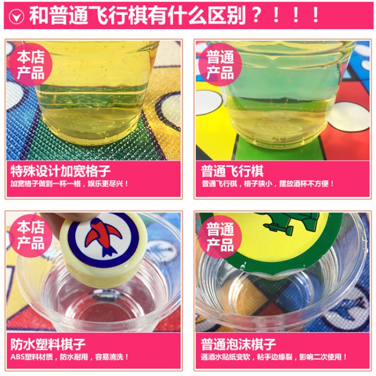 抖音同款玩具喝酒飛行棋酒吧KTV飛行棋玩具超大地毯式游戲聚會(huì)