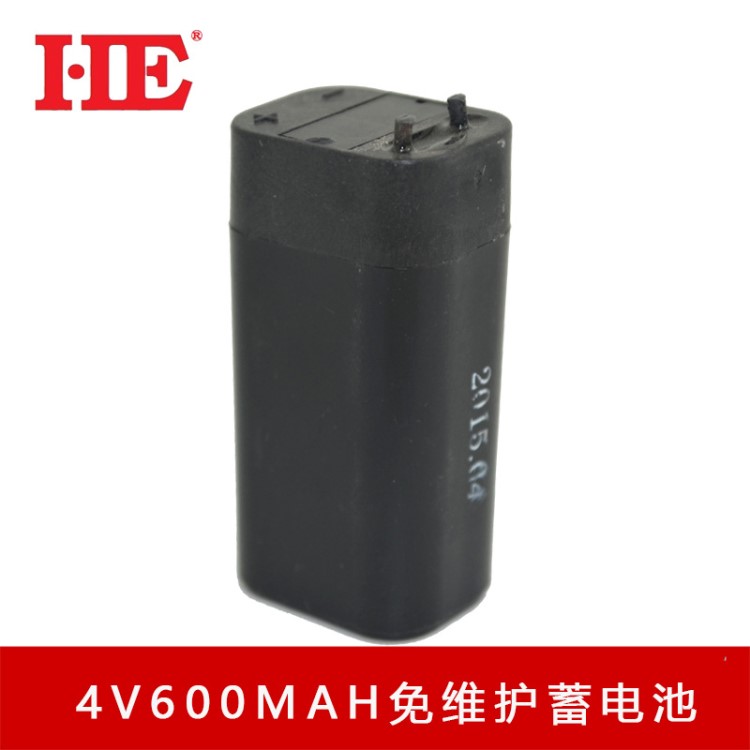 4V600MAH蓄電池4V600MA電瓶鉛酸免維護(hù)手電筒電蚊拍電池