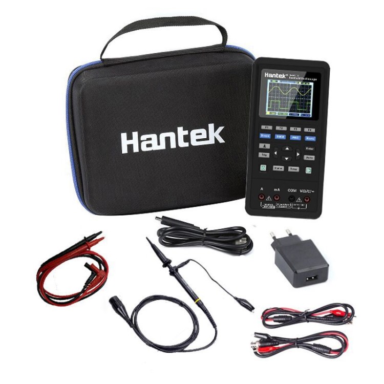 漢泰新品 手持示波器Hantek2C42/2D72 兩通道示波器+萬用表