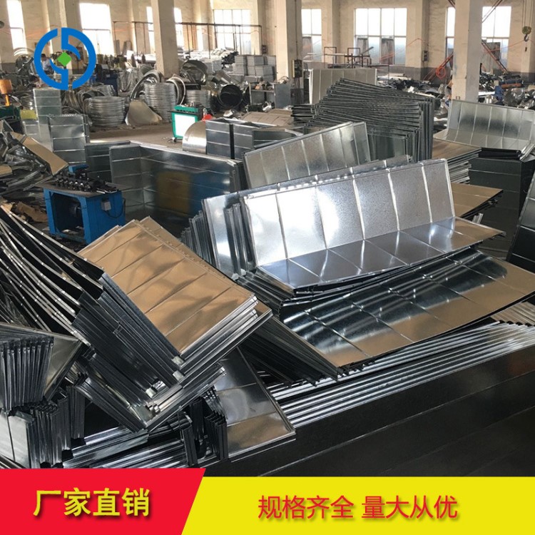供應鍍鋅耐腐蝕通風管道 不銹鋼共板螺旋焊接風管 可定制