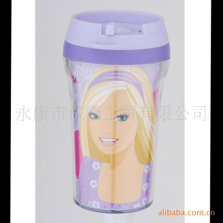 兒童杯卡通水杯插紙杯子插圖廣告杯logo定做禮品杯商標定制汽車杯