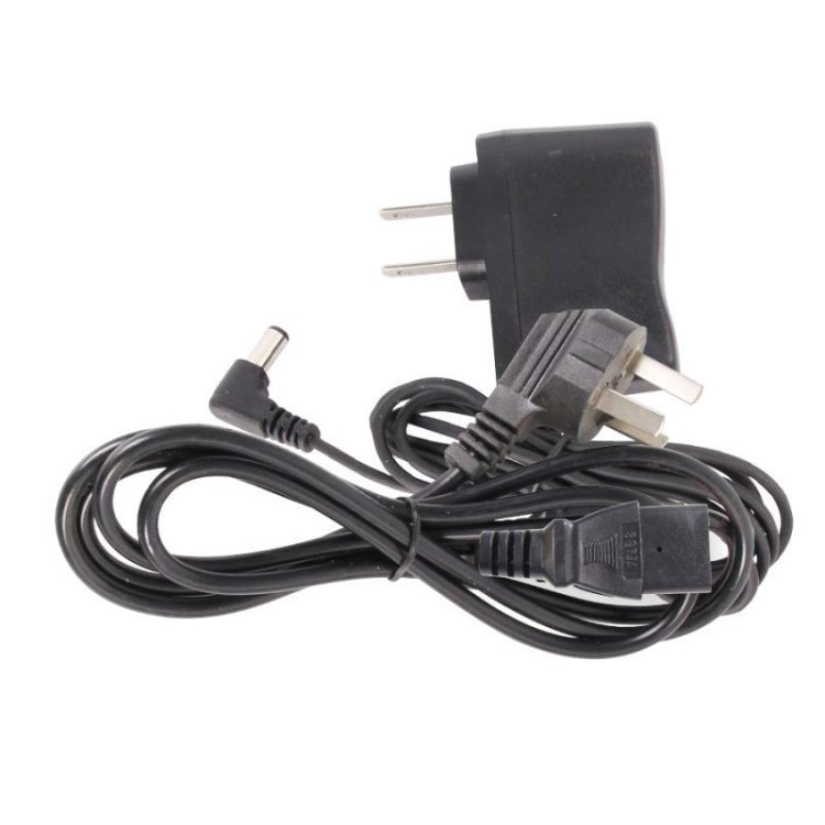 電子秤充電器圓形1孔3三角形孔充4V/6v蓄電池/電瓶電子稱臺秤