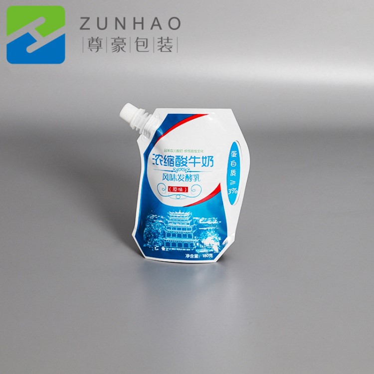 日化用品洗衣液塑料袋 定制環(huán)保鋁箔軟包裝袋吸嘴自立塑料袋定做