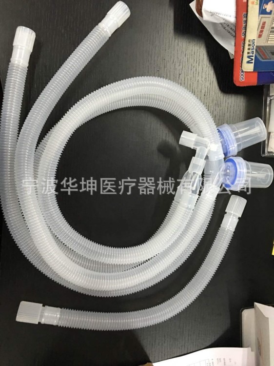 呼吸回路  麻醉機和呼吸機用呼吸管路 一次性使用螺紋管醫(yī)用耗材