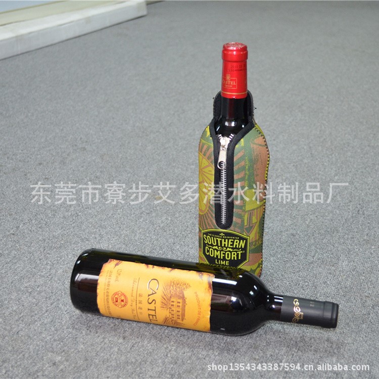 潛水料紅酒套 750ml保溫酒瓶袋 潛水布紅酒保護(hù)套 可加logo