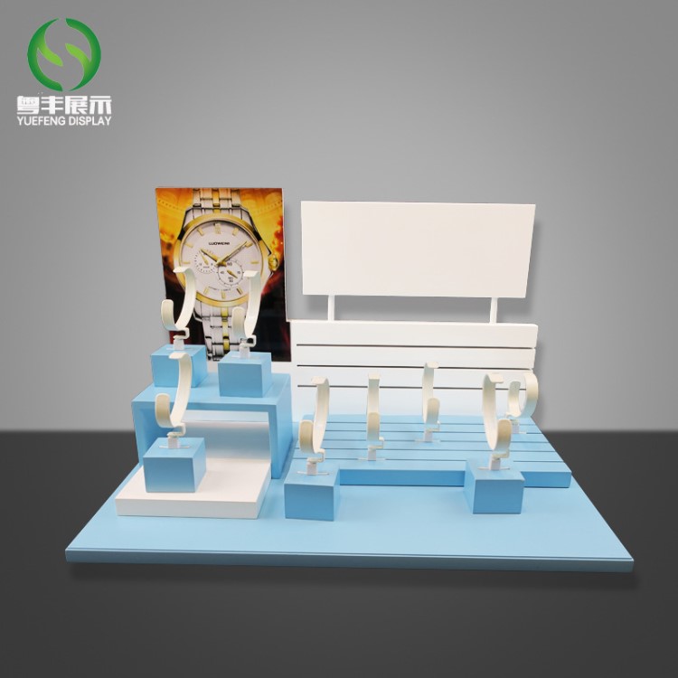 廠家供應木制手表展臺展示架 實木櫥窗手表木質展臺珠寶展示柜