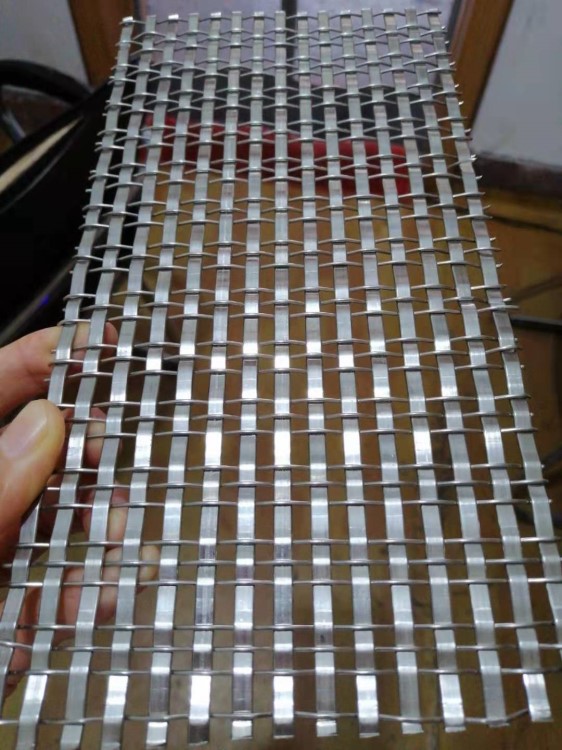 山東金屬裝飾網  扁絲裝飾網 吊頂金屬幕墻網 背景墻 金屬隔斷網