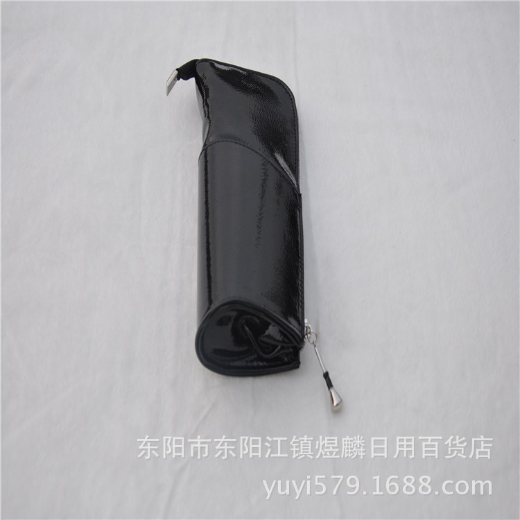 2017餃子型黑色化妝包化妝用品八件套刷