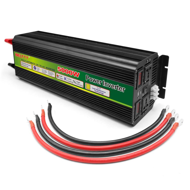 廠家12v5000W大功率逆變器 太陽能家用產品  逆變電源轉換器