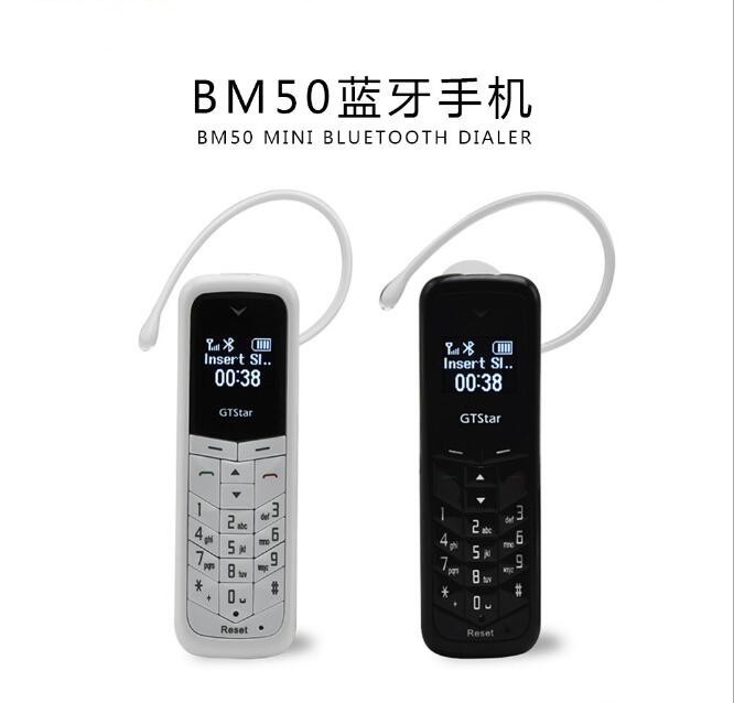 GTStar BM50超小個性迷你手機藍牙耳機撥號器直板機外單外貿(mào)外文