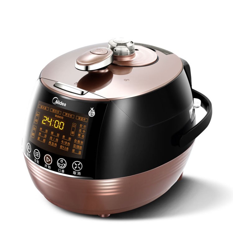 Midea/美的 MY-YL50Easy601 電壓力鍋 雙膽5L 家用智能高壓鍋飯煲