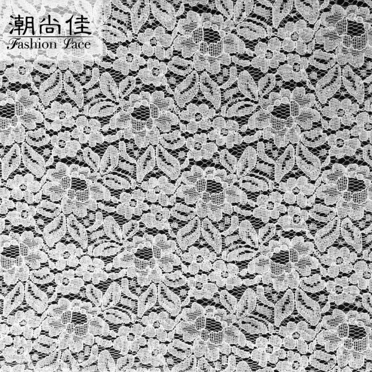 廠家直銷 全棉蕾絲面料 針織蕾絲服裝輔料 睡衣休閑服蕾絲面料