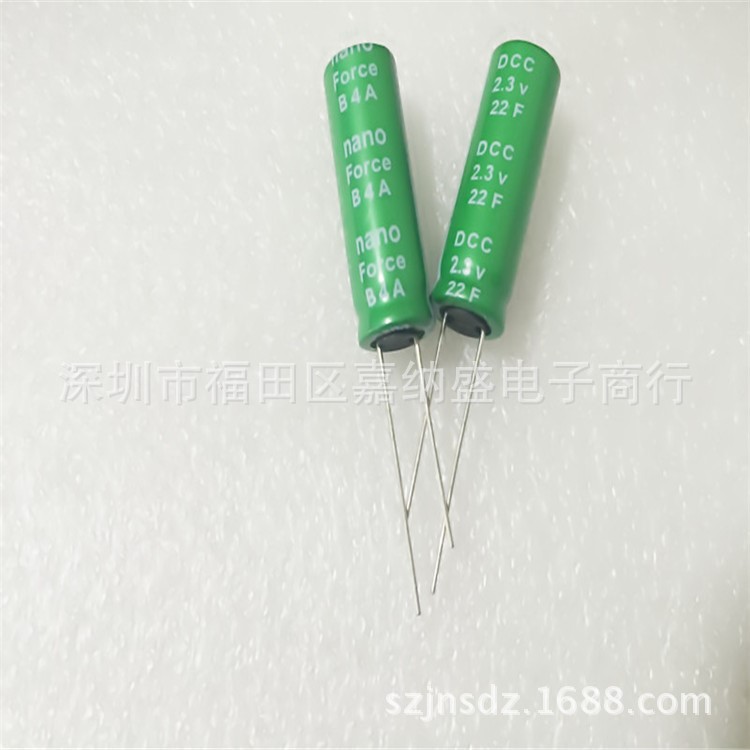 DCC原裝萬裕2.3V22F 10X30 nano Force 超級法拉電解電容2.7V現(xiàn)貨