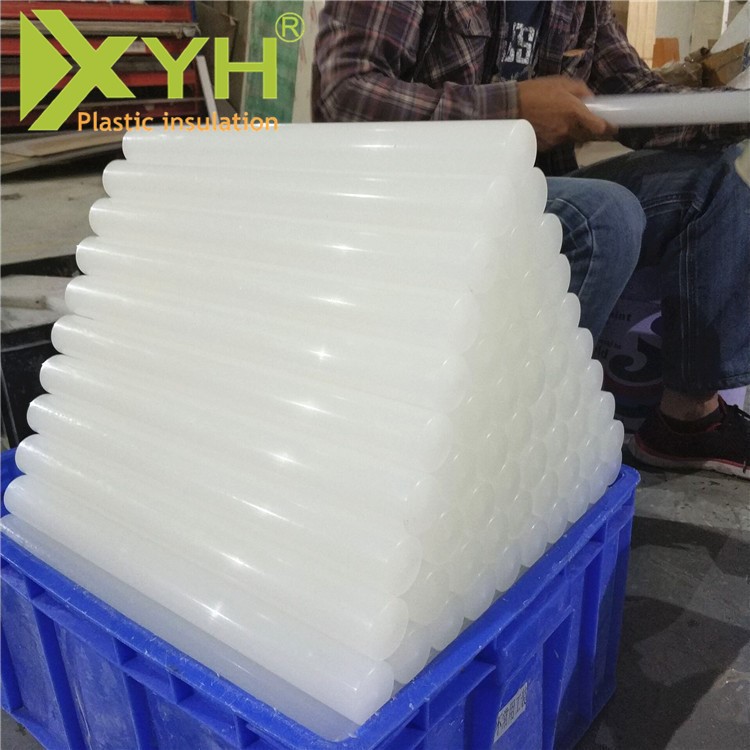 白色PP搟面棒定制 無毒無味聚丙烯塑料棒切割 白色PP棒廠家直銷