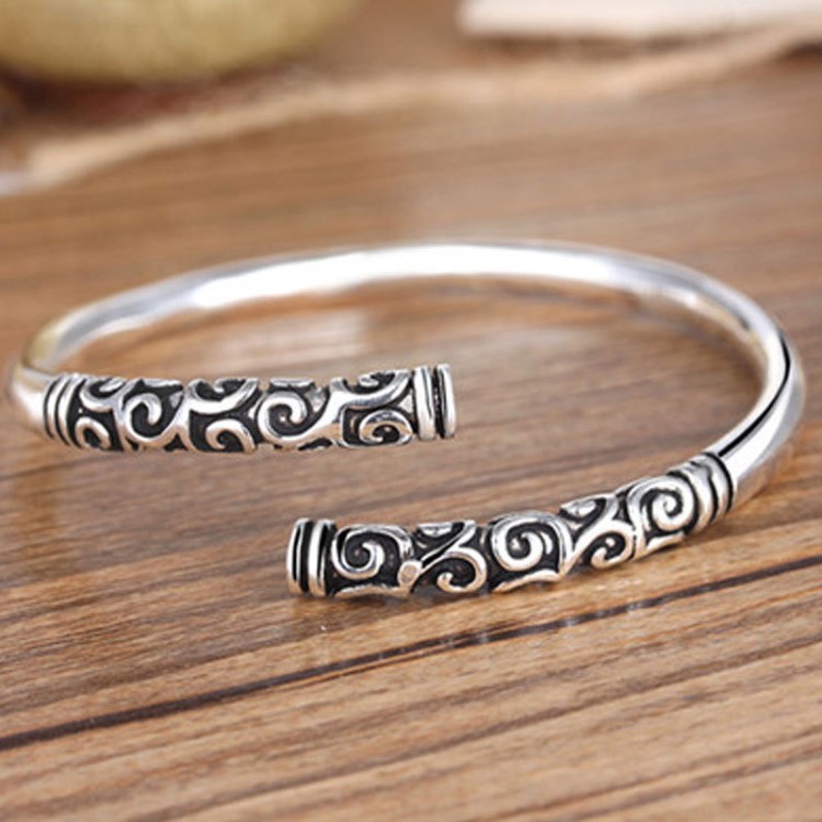 大圣歸來金箍棒鈦手鐲西游系列情侶款泰銀可刻字手環飾品爆款熱賣