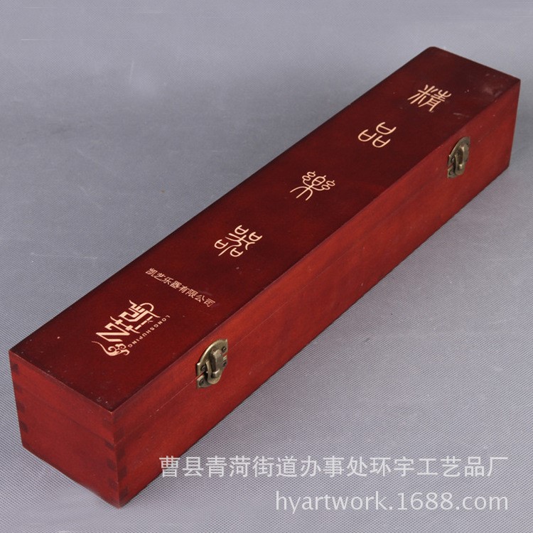 定做歐式古典仿紅木創(chuàng)意工藝品禮品盒木質圣誕文玩禮盒