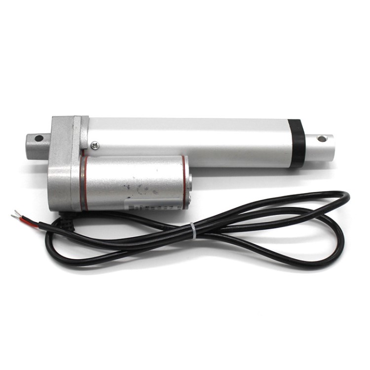 24v電動推桿24V往復式減速電機 100mm行程 微型升降伸縮桿推拉器