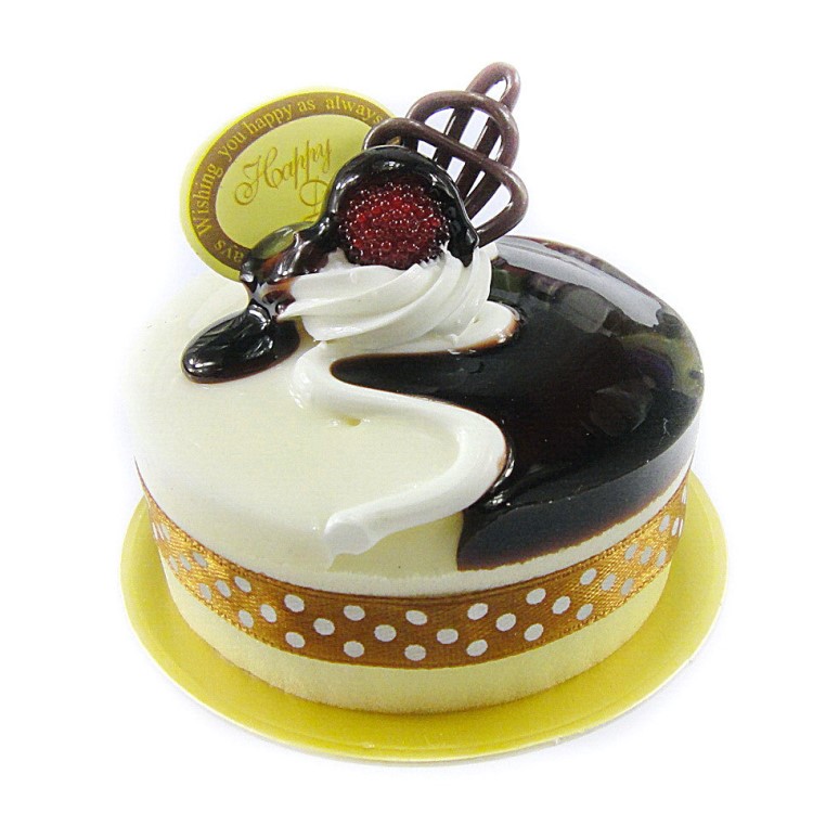 圓形金卡絲帶歐式慕斯蛋糕飾品 創(chuàng)意冰箱貼 商貿(mào)城新奇特商品