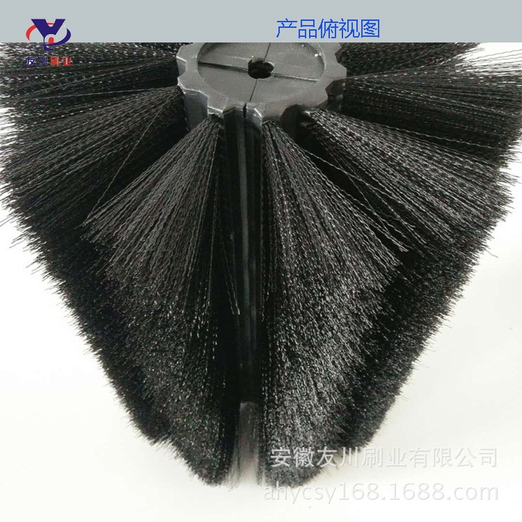 掃地刷手推式掃地機尼龍絲塑料絲清潔毛刷工業(yè)清潔毛刷輥廠家現(xiàn)貨