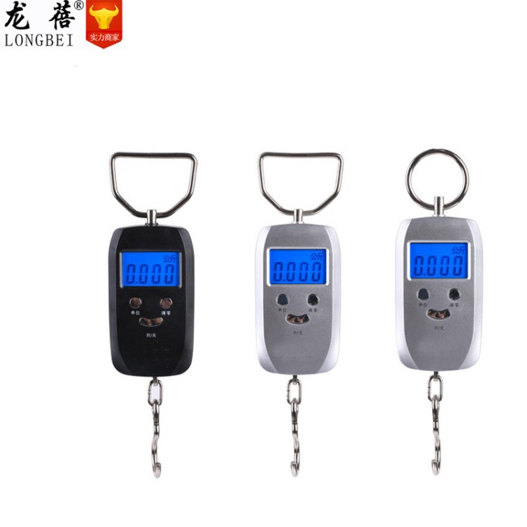 廠家直銷 家用手提電子秤便攜式迷你掛鉤電子稱行李秤彈簧秤50kg