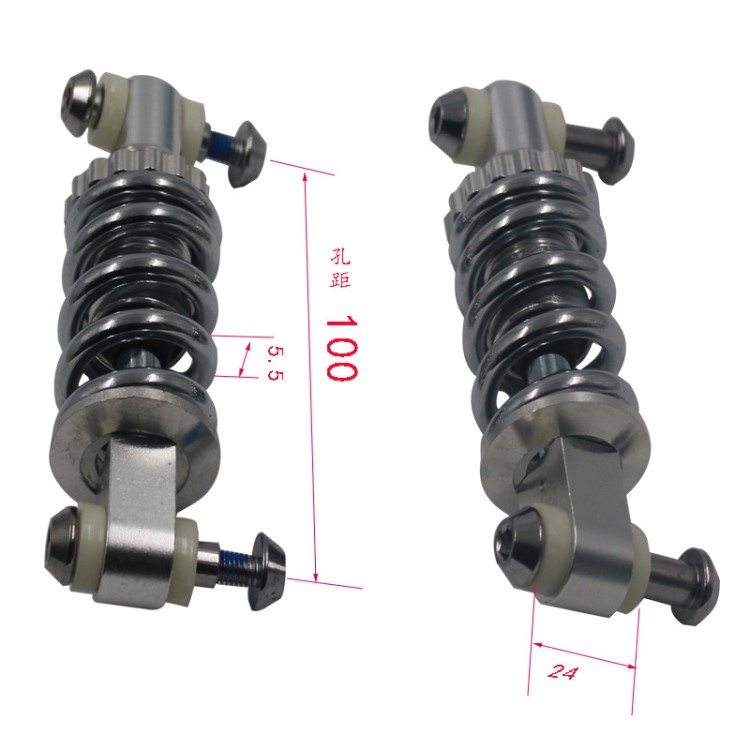 廠價(jià)高端品質(zhì)直銷俄羅斯 電動(dòng)車減震器孔距100 電動(dòng)自行車避震器