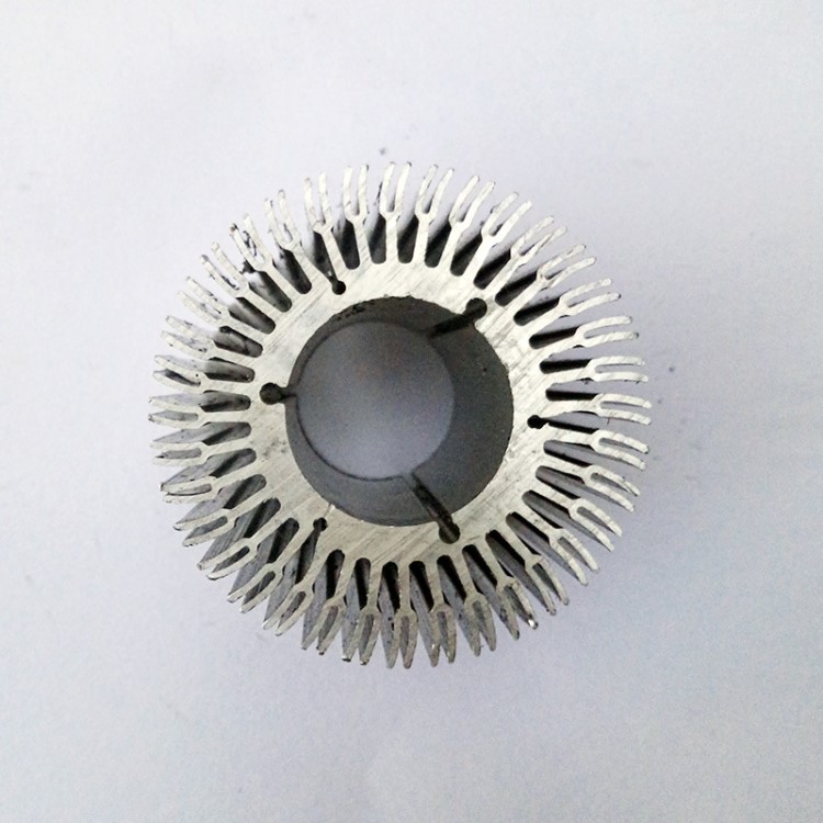 家用led太陽花散熱器 太陽花散熱器鋁型材cnc加工鋁制暖氣散熱片