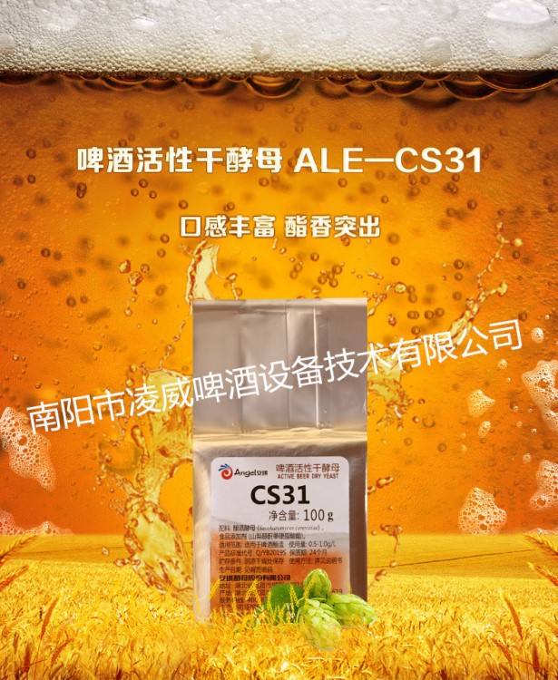 安琪自酿啤酒活性酵母500g  工坊 佳酿自酿艾尔啤酒原料酵母