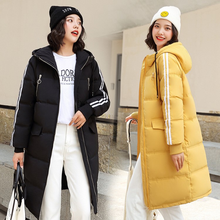 實(shí)拍2019冬季新款韓版中長(zhǎng)款面包服寬松加厚棉衣女裝外套棉服批發(fā)