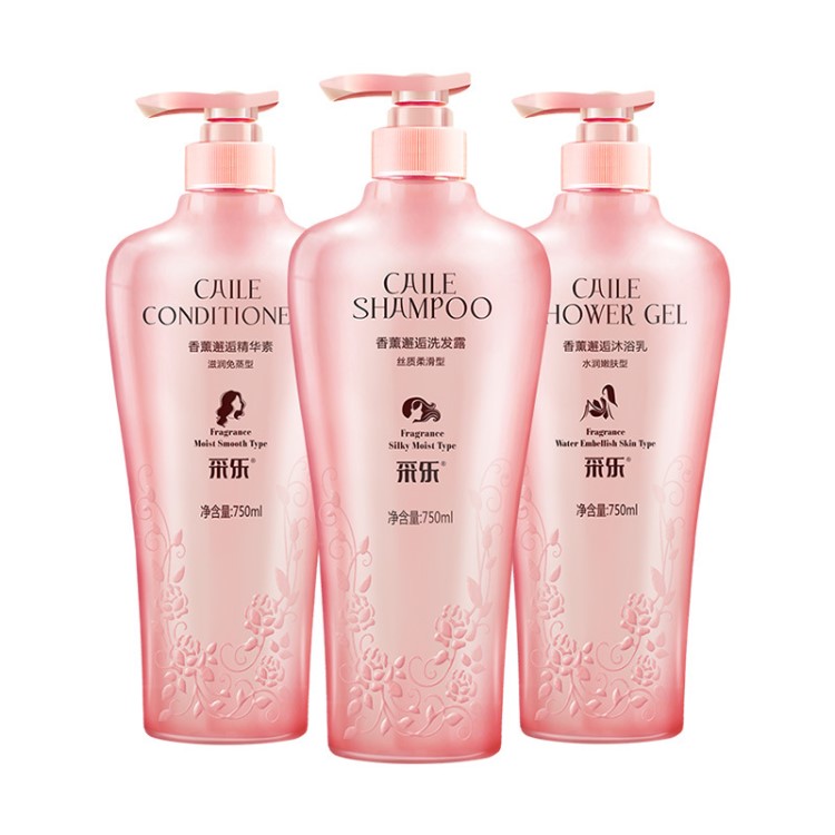 采樂 香薰邂逅洗發露、護發素、沐浴乳 順滑柔順持久留香 750ml